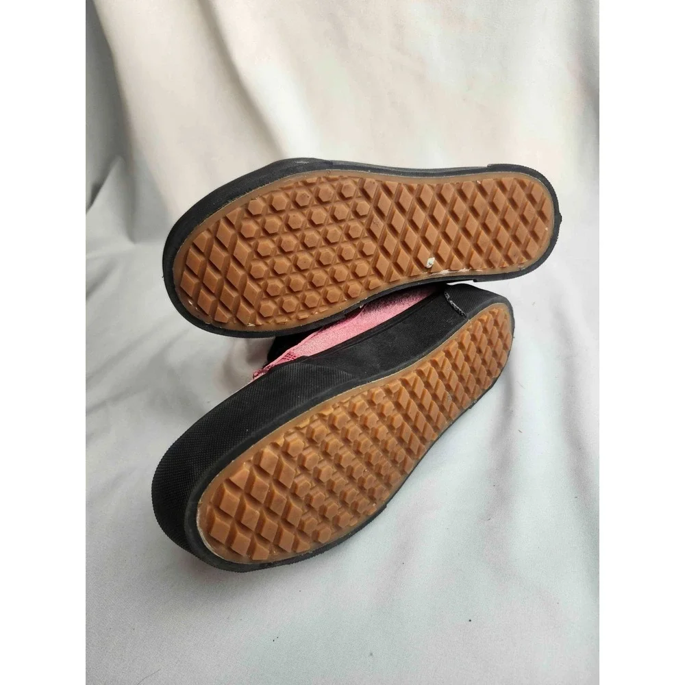 Vans Sk8-Hi Sneakers Mens 3.5 Pink Suede High Top Shoes 721356 Skate Lace Up